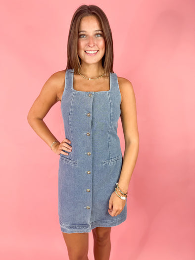 The Alex Dress-Denim