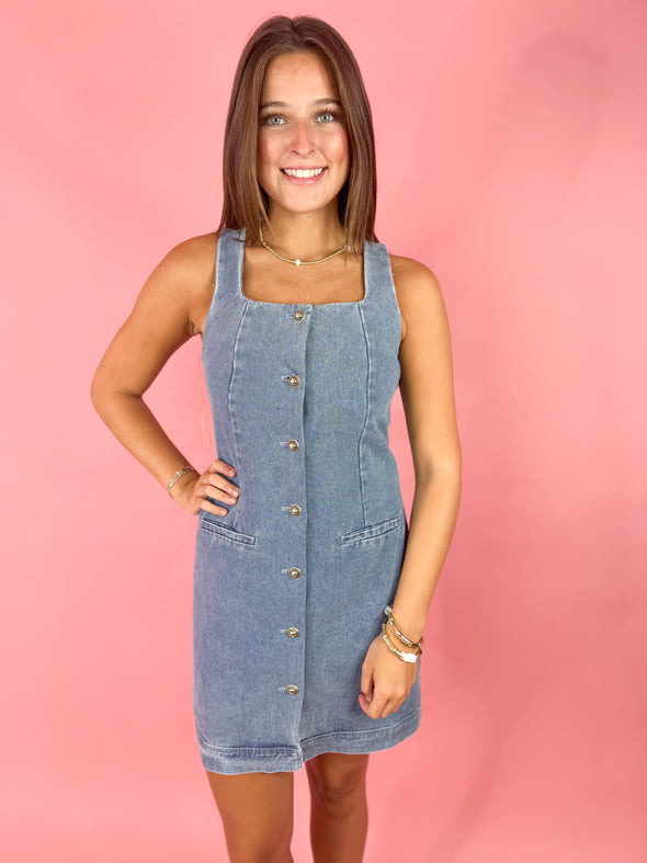 The Alex Dress-Denim
