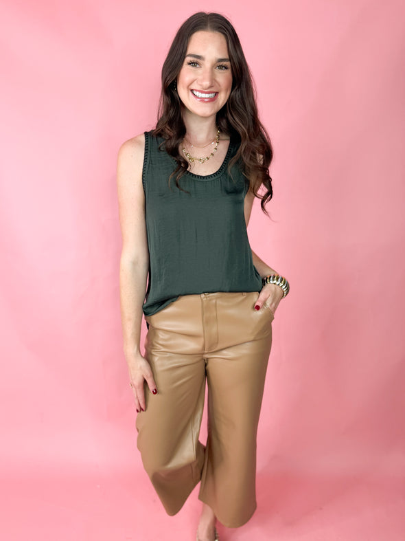 The Diana Tank Top-Green