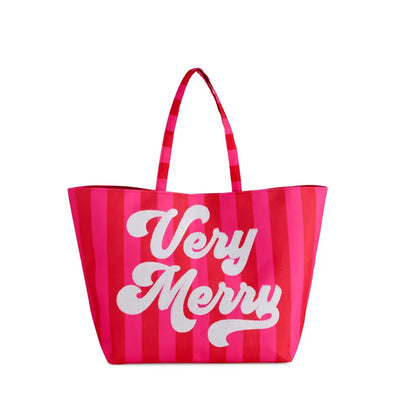 The Very Merry Gifting Tote-Red