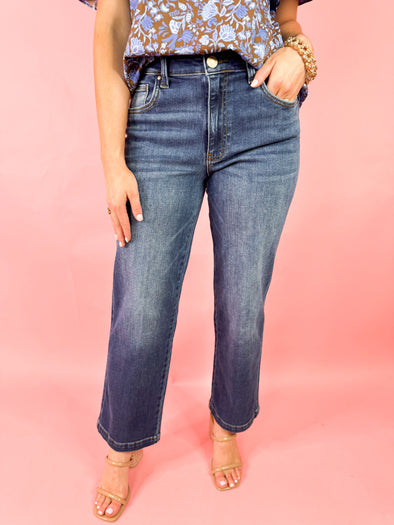 The Pattie High Rise Straight Jean-Denim