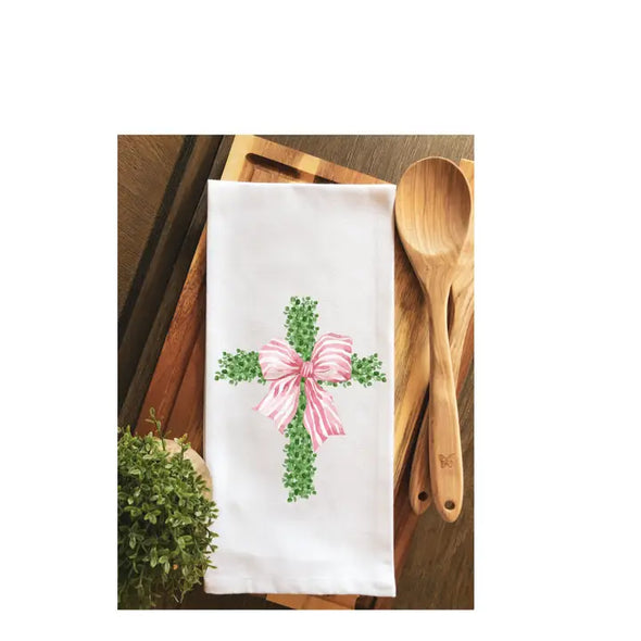 The Coquette Cross Tea Towel