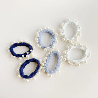 The Seamless Pearl Hair Tie Bunches-2 Colors