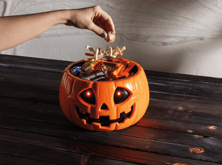 The Animated LED Treat Bowl-Orange
