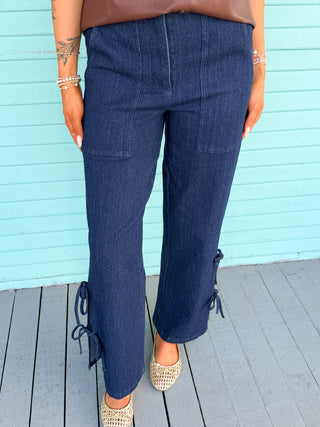 The Robin Bow Jeans-Denim