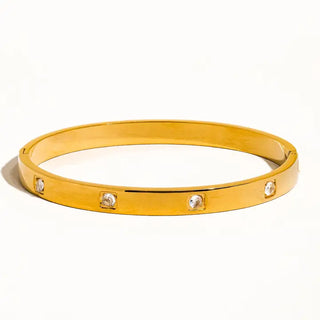 The Neil CZ Bracelet-18k Gold