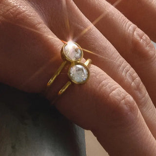 The Hollis Double Stack-18k Gold