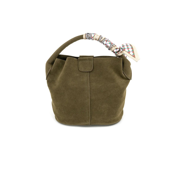 The Taite Suede Scarf Bag-Multiple Colors