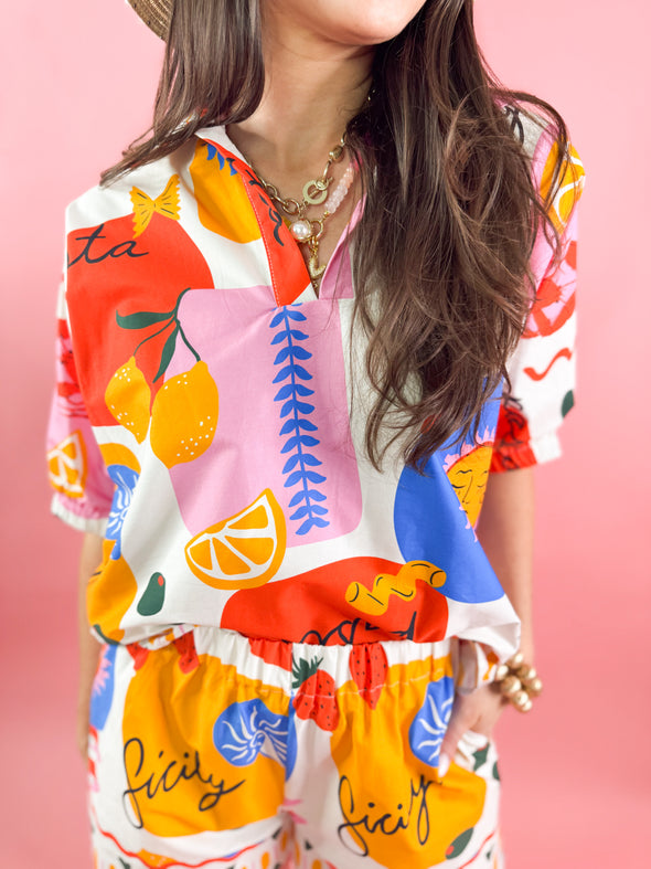 The Faye Spritzer Set-Orange
