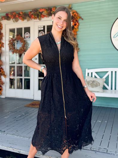 lace midi dress