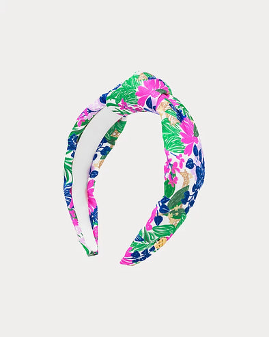 Knotted Headband-Endless Summer Coconut