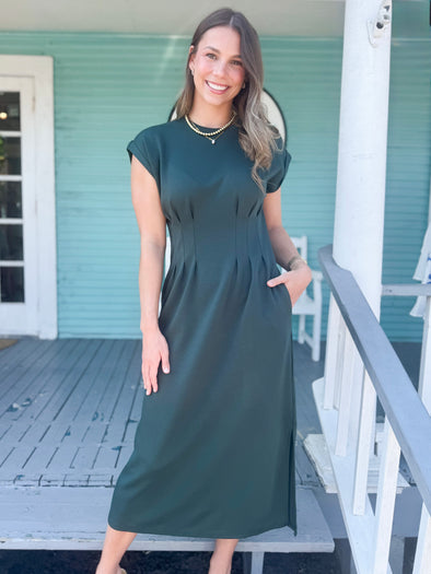 The Blair Soft Midi Dress-2 Colors