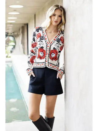 The Taylor Knitted Cardigan- Cream