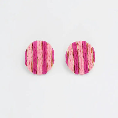 Pink Button Stud