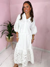white lace sleeve top 