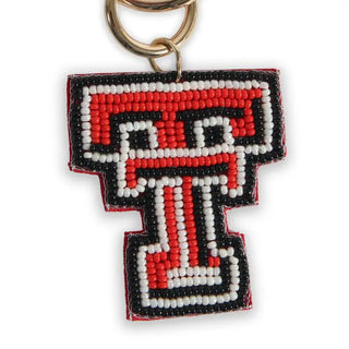 The Texas Tech Beaded Purse Charm-Red