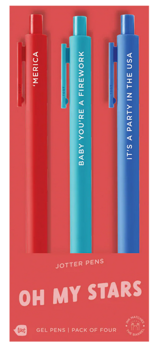 The Oh My Stars Pens-Patriotic