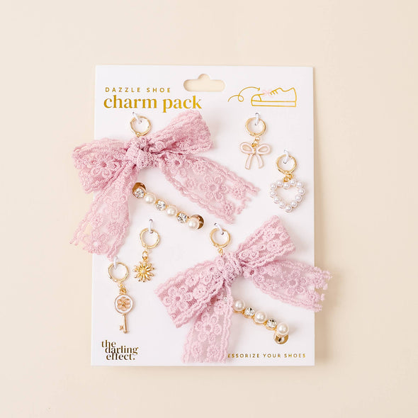 Dazzle Shoe Charm Pack-Key To My Heart