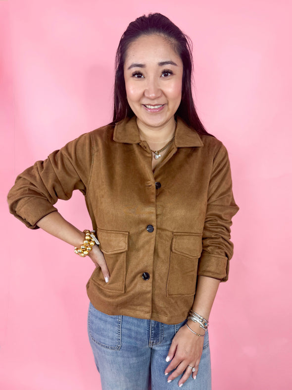 The Tabitha Jacket-Taupe
