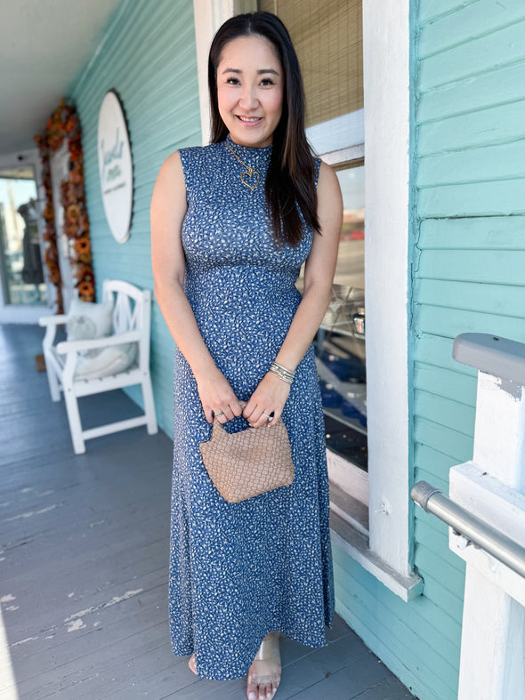 (Z Supply) The Seraphina Midi Dress-Blue