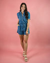 denim button down romper