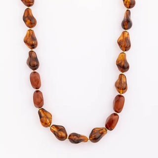The Cami Beaded Necklace-Tortoise