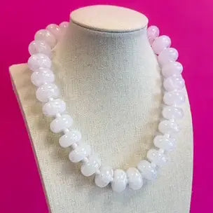The Bauble Bead Necklace-Clear