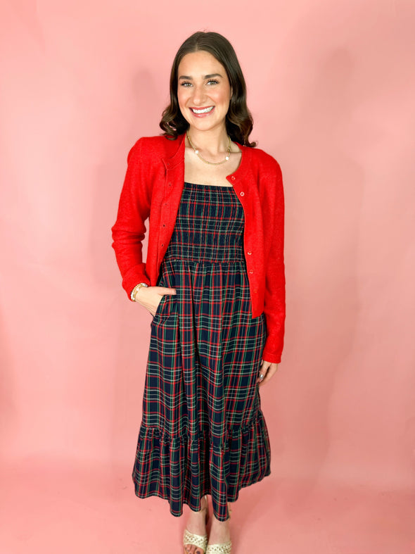 (Z Supply) The Medina Cardigan-Red