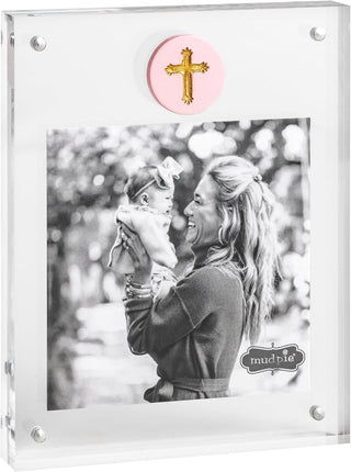 The Acrylic Cross Frame-Pink