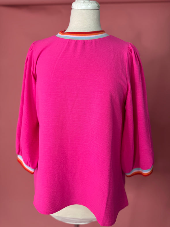 The Mallie Top-Pink