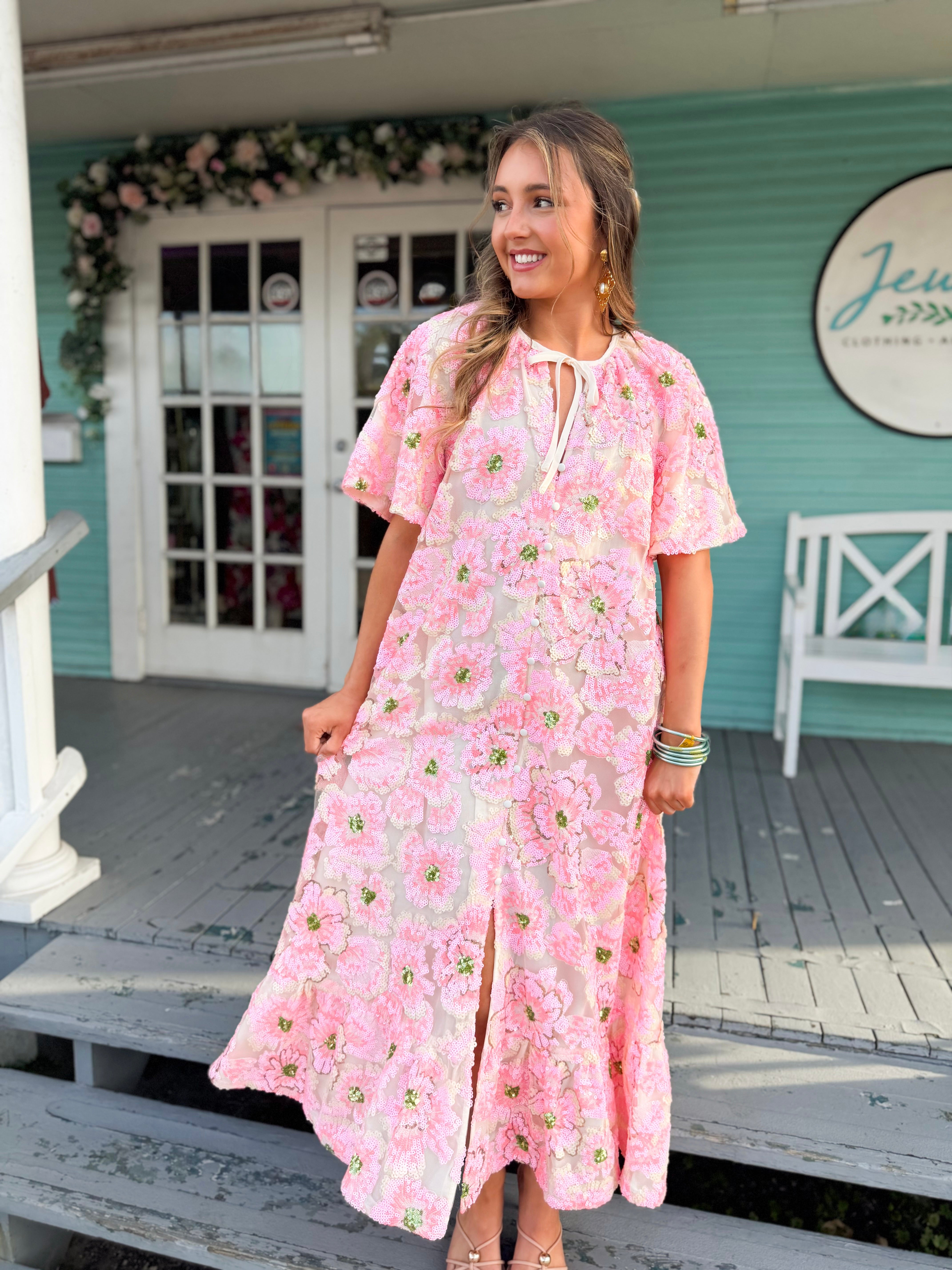 gunne sax dress 1970s 1970s Gunne Sax Puff Sleeves Cotton Dress - S-M