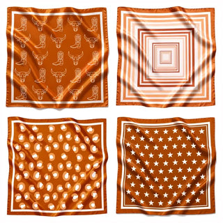 The Burnt Orange Scarf Collection-2 Styles