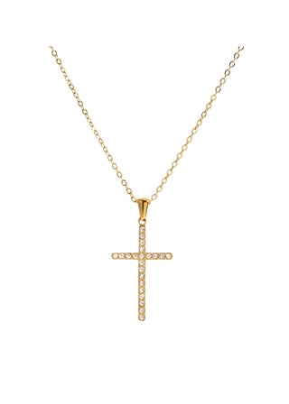 The Madeline CrossNecklace-Gold
