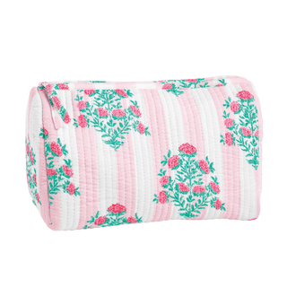 The Dahlia Block Print Case-Pink