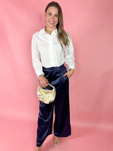 The Cora Pant-Navy