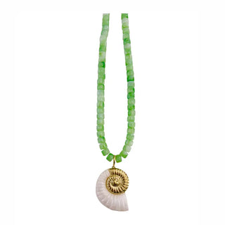 The Camila Beaded Shell Necklace
