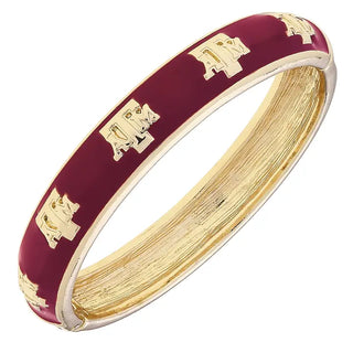 The A&M Logo Bracelet-Maroon