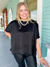 black short sleeve top 