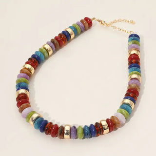 The Chunky Resin Necklace-Multi