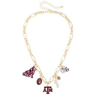 The A&M Gameday Charm Necklace