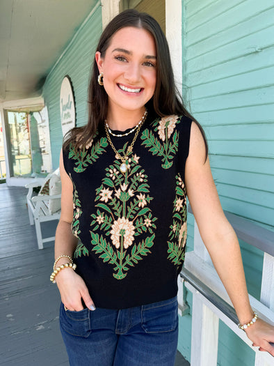 The Ryan Short Sleeve Sweater-Black