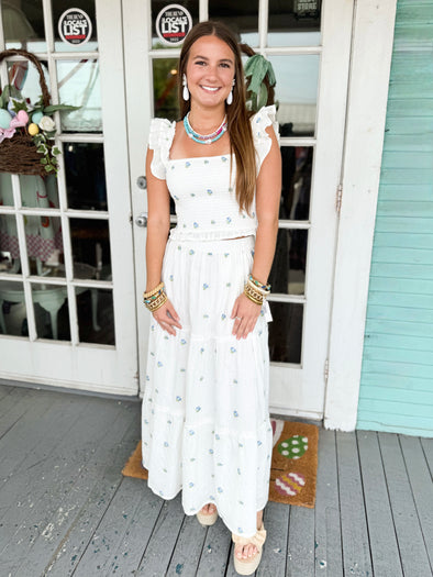 The Beve Floral Set-Cream