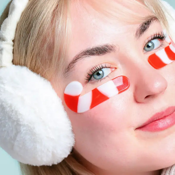 The Candy Cane Depuffing Under Eye Masks