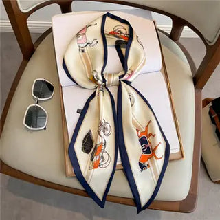 The Spring Chic Satin Scarves-Multiple Colors