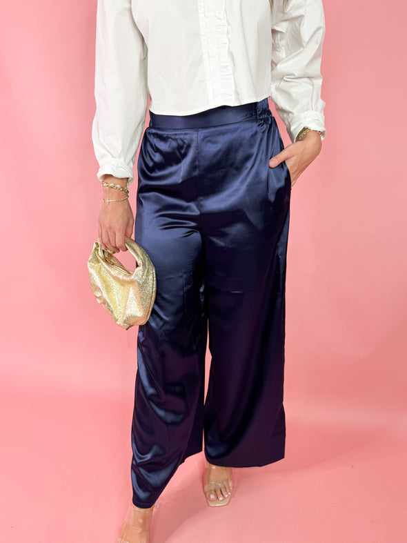 The Cora Pant-Navy