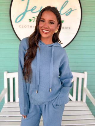 The Gracie Knit Set-Blue