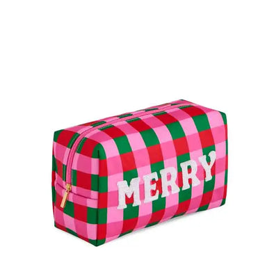 The Cara Checkered "Merry" Pouch-Multi