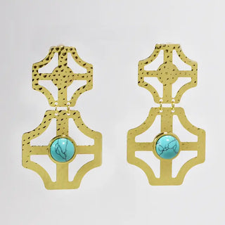 The Stacey Bubble Earring-Turquoise