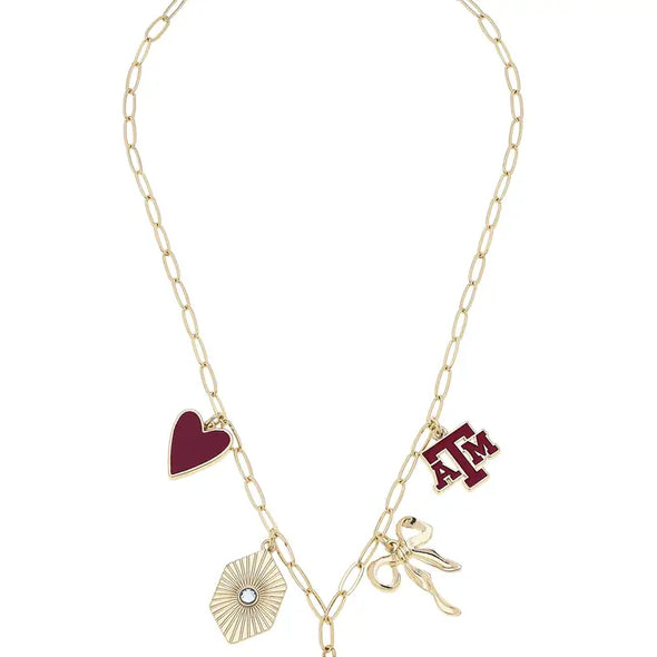 The Gameday Clip Necklace-Multiple Schools