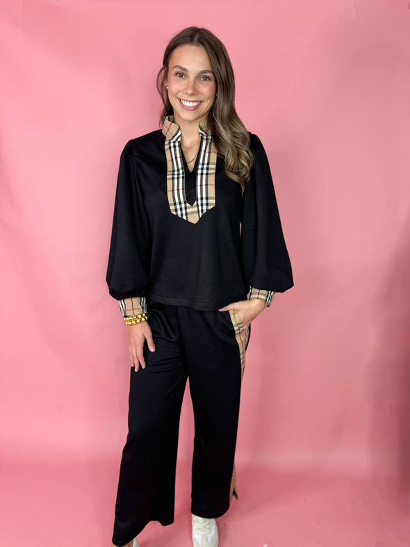 The Mike Plaid Detail Set-Black